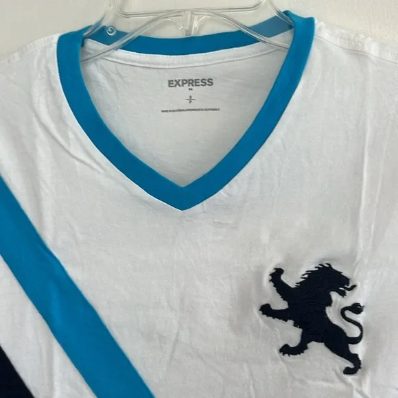 Men’s V-Neck Short Sleeve Cotton Tee - Picture 2 of 5